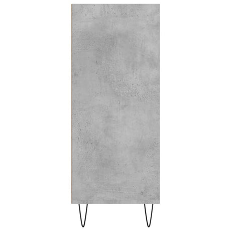 Hoge kast 57x35x90 cm bewerkt hout betongrijs - AllerleiShop