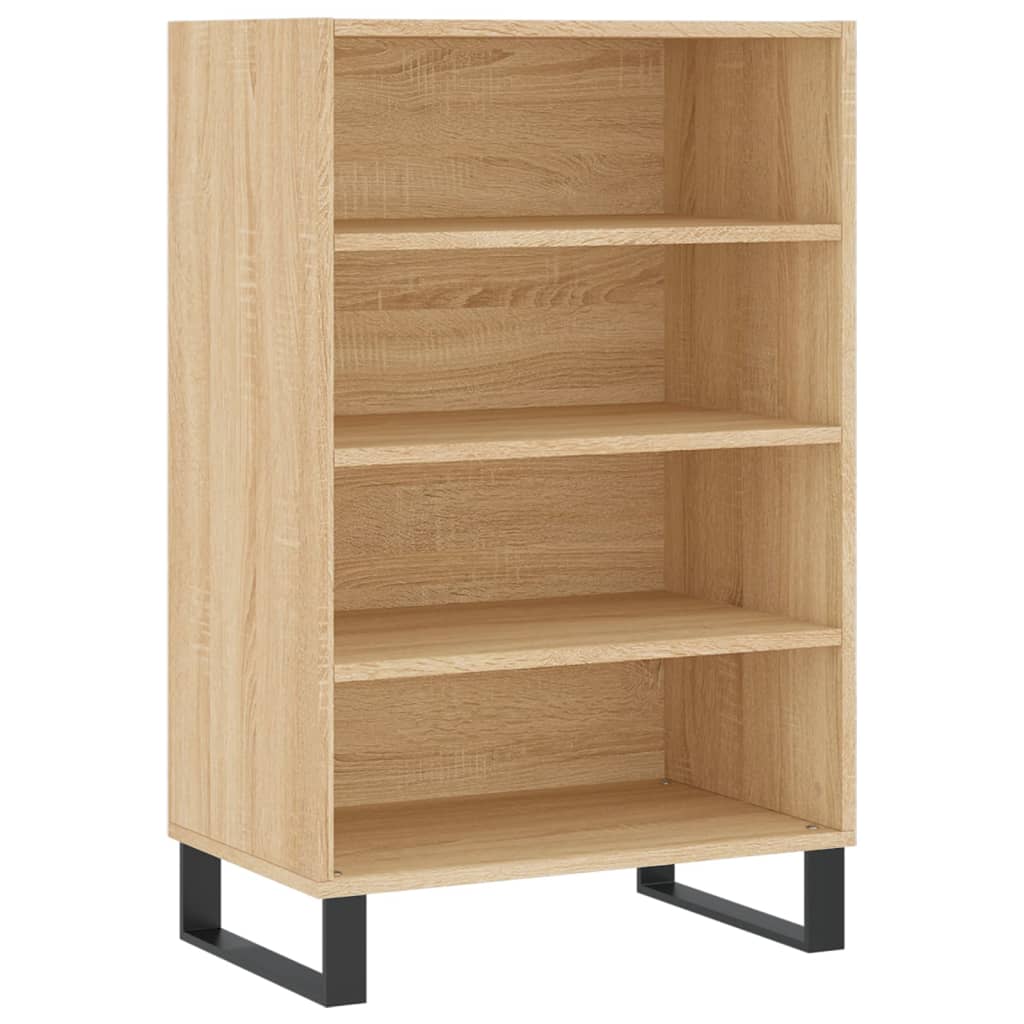 Hoge kast 57x35x90 cm bewerkt hout sonoma eikenkleurig - AllerleiShop