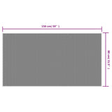 Buitenkleed omkeerbaar 80x150 cm marineblauw en wit - AllerleiShop