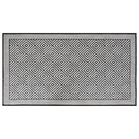 Buitenkleed omkeerbaar 80x150 cm grijs en wit - AllerleiShop