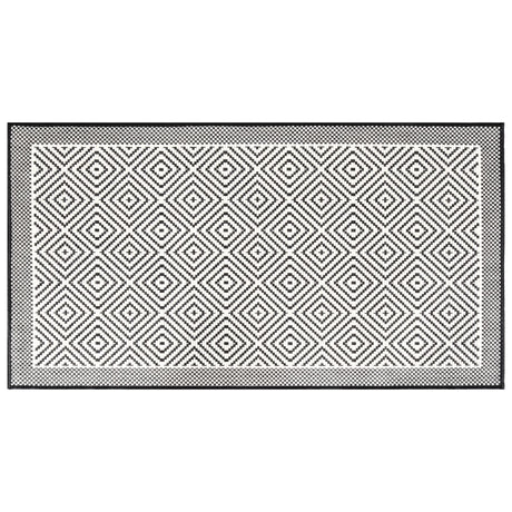 Buitenkleed omkeerbaar 80x150 cm grijs en wit - AllerleiShop