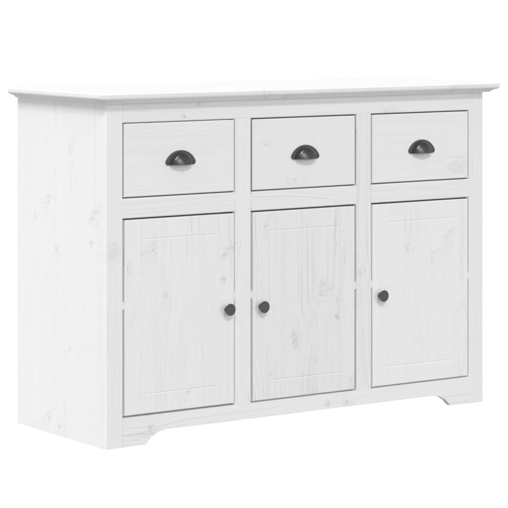 Dressoir BODO 115,5x44x80 cm massief grenenhout wit - AllerleiShop