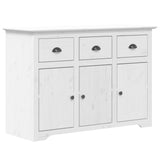 Dressoir BODO 115,5x44x80 cm massief grenenhout wit - AllerleiShop