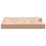 Bureaublad 80x(36-40)x4 cm massief beukenhout - AllerleiShop