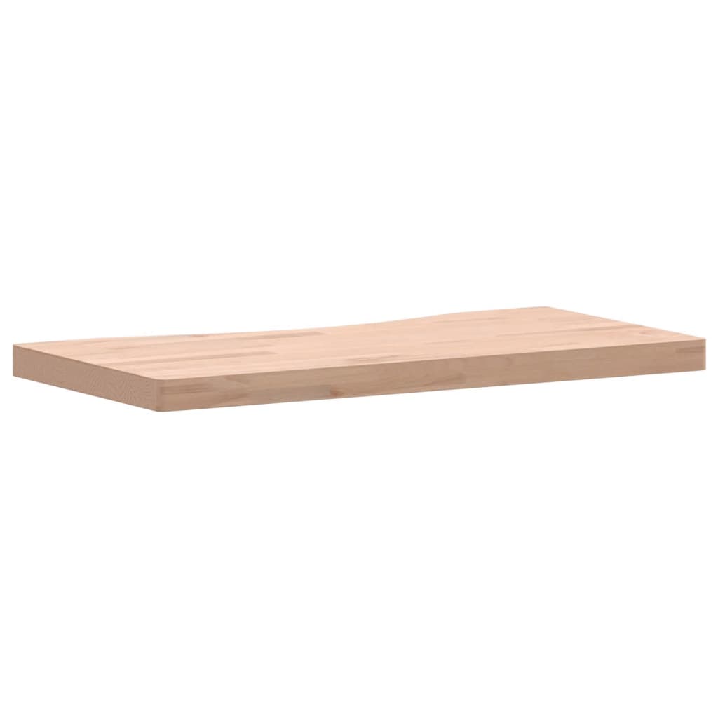 Bureaublad 80x(36-40)x4 cm massief beukenhout - AllerleiShop