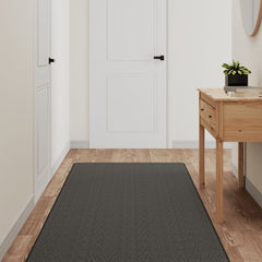 Tapijtloper sisal-look 80x150 cm antracietkleurig