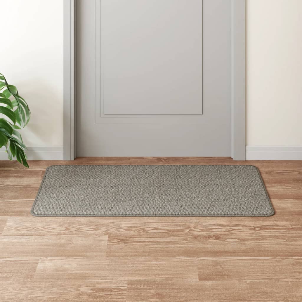 Tapijtloper 50x100 cm sisal-look zilverkleurig - AllerleiShop