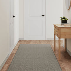 Tapijtloper 80x150 cm sisal-look zilverkleurig