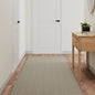 Tapijtloper 80x300 cm sisal-look zilverkleurig - AllerleiShop