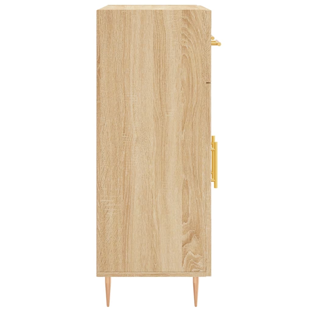 Dressoir 69,5x34x90 cm bewerkt hout sonoma eikenkleurig - AllerleiShop