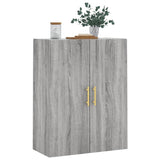 Wandkast 69,5x34x90 cm grijs sonoma eikenkleurig