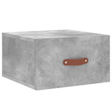 Nachtkastjes 2 st wandgemonteerd 35x35x20 cm betongrijs