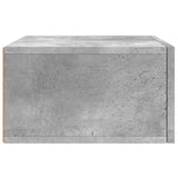 Nachtkastjes 2 st wandgemonteerd 35x35x20 cm betongrijs