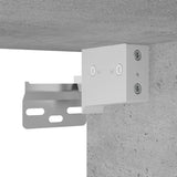 Nachtkastjes 2 st wandgemonteerd 35x35x20 cm betongrijs