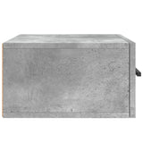 Nachtkastjes 2 st wandgemonteerd 35x35x20 cm betongrijs