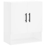 Wandkast 60x31x70 cm bewerkt hout wit