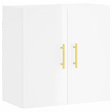 Wandkast 60x31x60 cm bewerkt hout hoogglans wit
