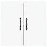 Wandkast 60x31x60 cm bewerkt hout wit
