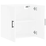 Wandkast 60x31x60 cm bewerkt hout wit