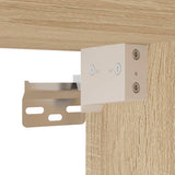 Wandkast 60x31x60 cm bewerkt hout sonoma eikenkleurig