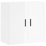 Wandkast 60x31x60 cm bewerkt hout hoogglans wit
