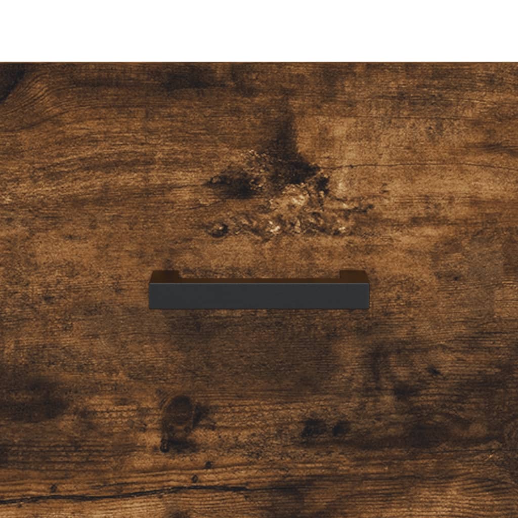 Wandkast 60x36,5x35 cm bewerkt hout gerookt eikenkleurig