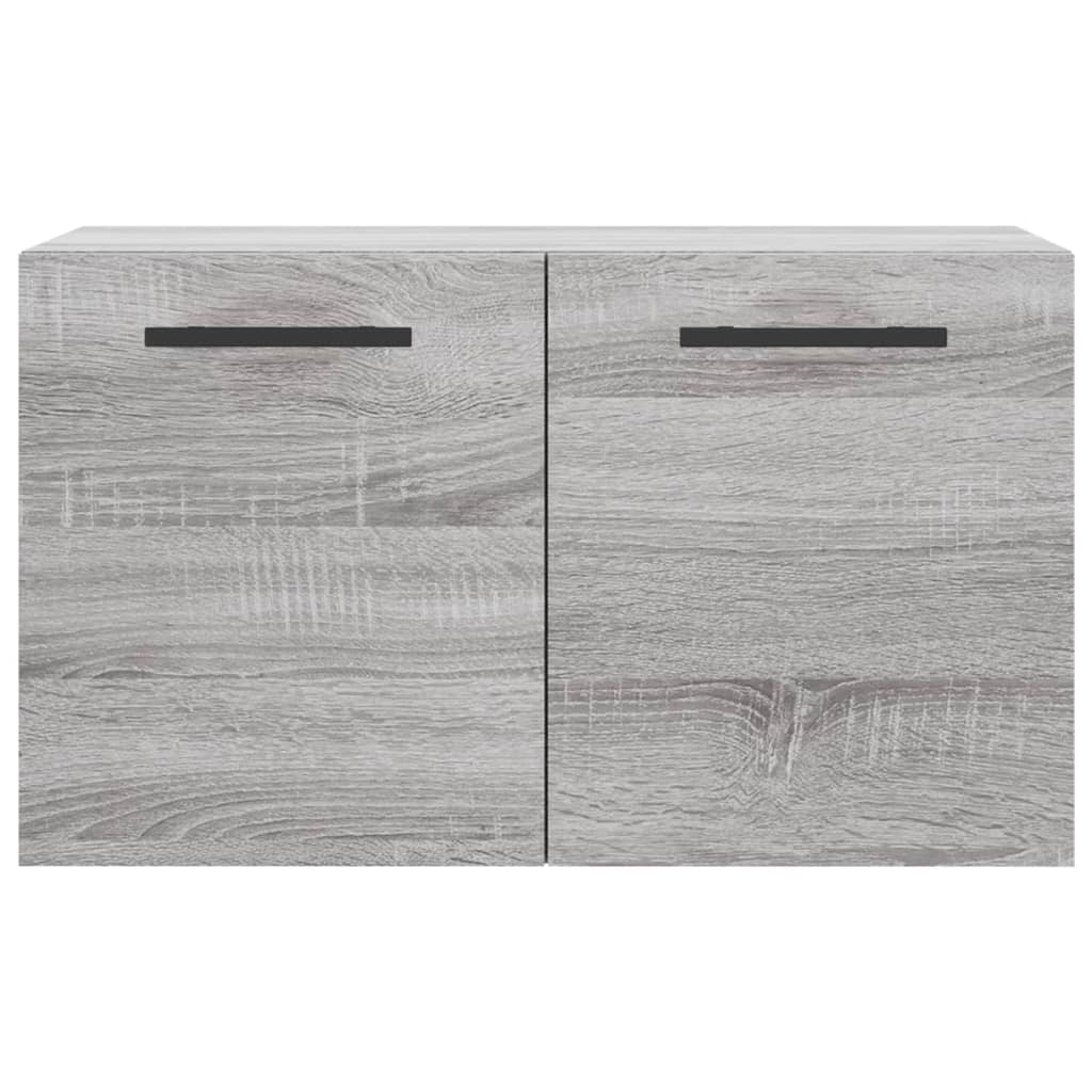 Wandkast 60x36,5x35 cm bewerkt hout grijs sonoma eikenkleurig