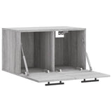 Wandkast 60x36,5x35 cm bewerkt hout grijs sonoma eikenkleurig
