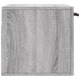 Wandkast 60x36,5x35 cm bewerkt hout grijs sonoma eikenkleurig