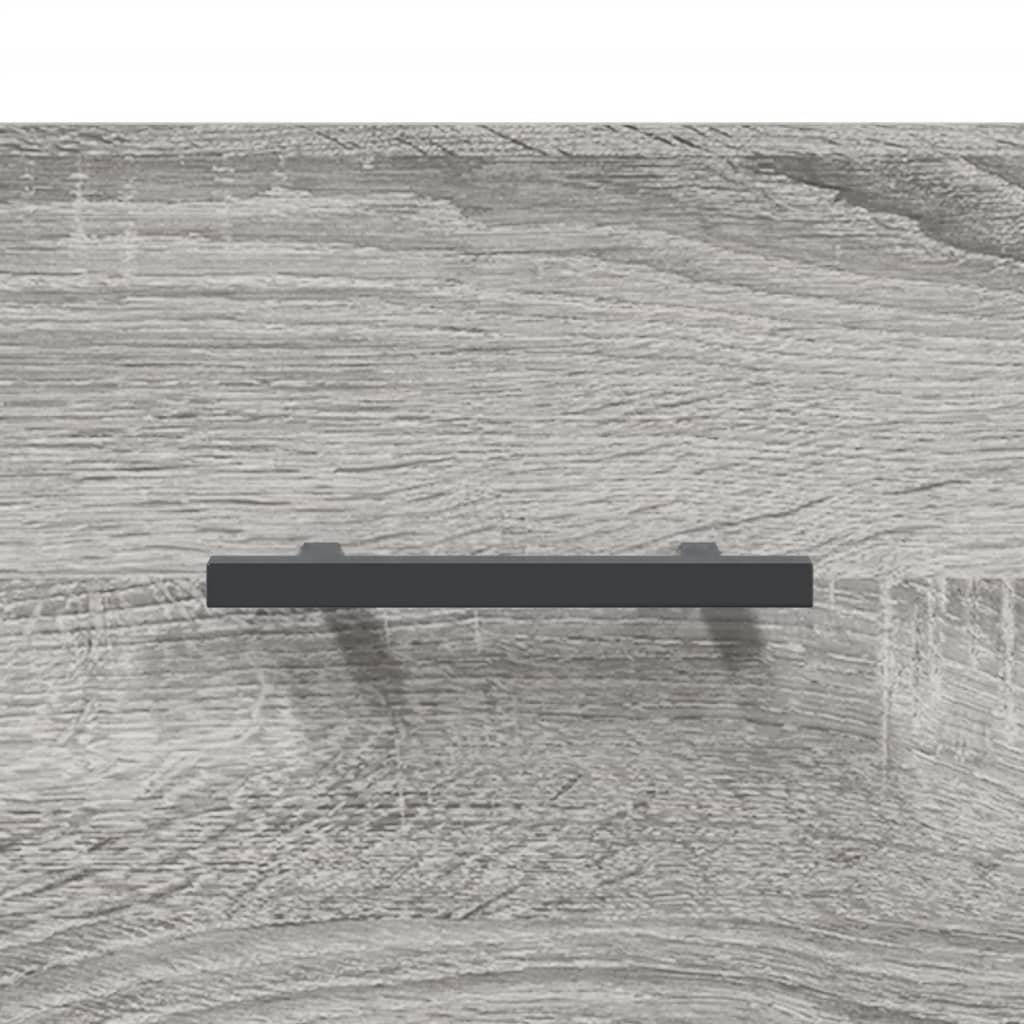 Wandkast 60x36,5x35 cm bewerkt hout grijs sonoma eikenkleurig