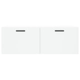 Wandkast 100x36,5x35 cm bewerkt hout wit