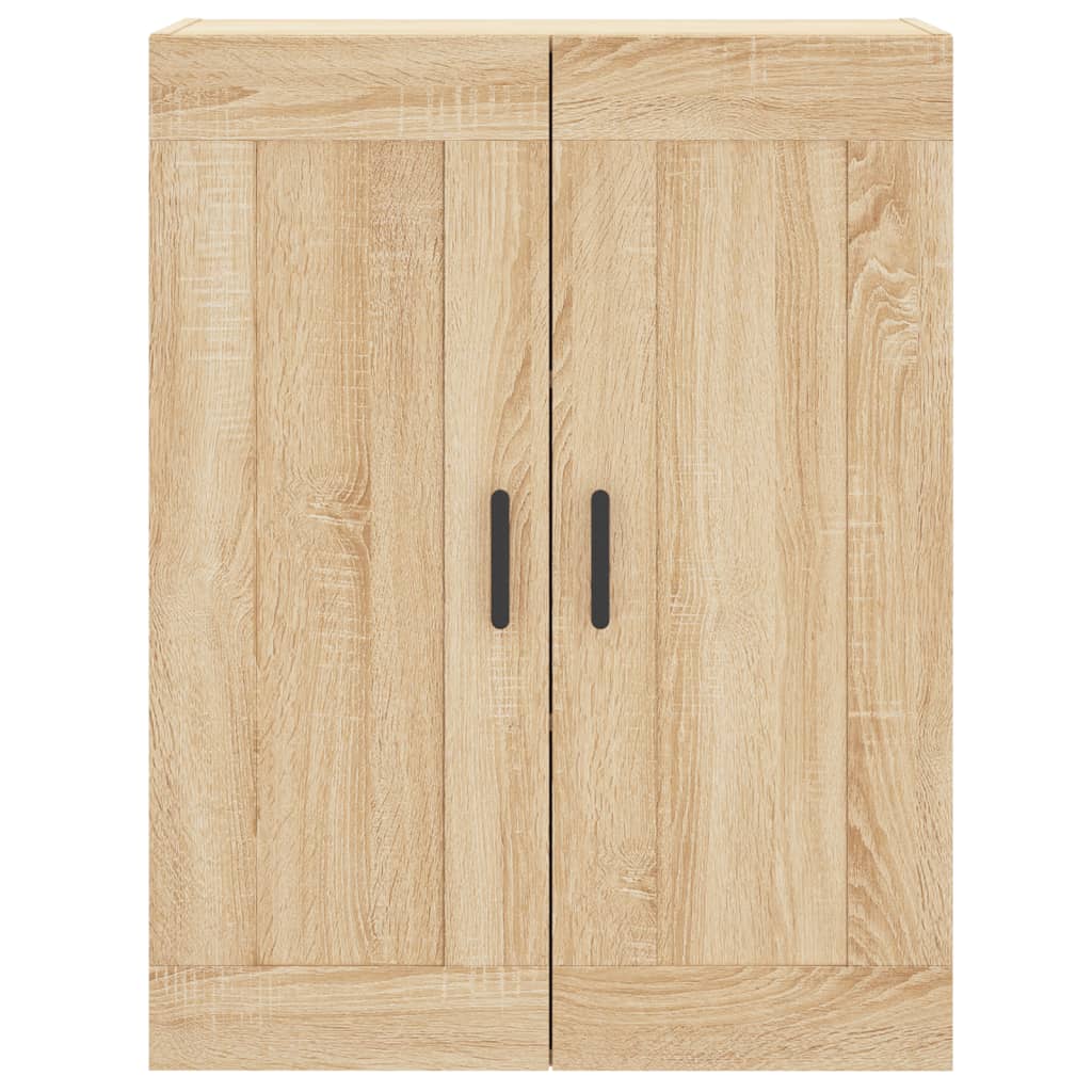 Wandkast 69,5x34x90 cm bewerkt hout sonoma eikenkleurig