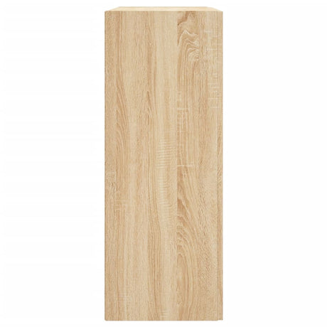 Wandkast 69,5x34x90 cm bewerkt hout sonoma eikenkleurig