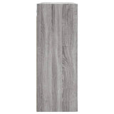 Wandkast 69,5x34x90 cm bewerkt hout grijs sonoma eikenkleurig