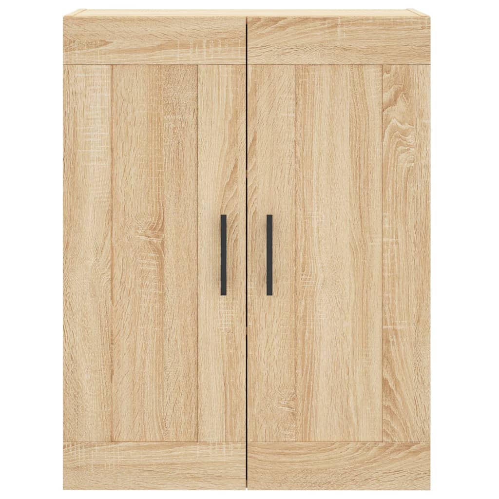 Wandkast 69,5x34x90 cm bewerkt hout sonoma eikenkleurig