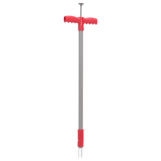 Onkruidsteker 93,5 cm gepoedercoat staal rood en grijs - AllerleiShop