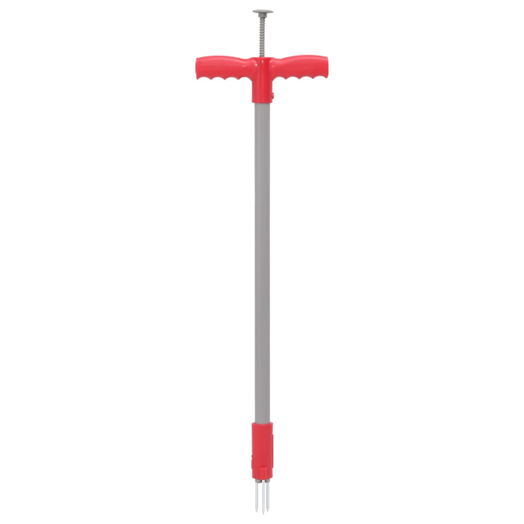 Onkruidsteker 93,5 cm gepoedercoat staal rood en grijs - AllerleiShop