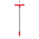 Onkruidsteker 93,5 cm gepoedercoat staal rood en grijs - AllerleiShop