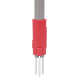 Onkruidsteker 93,5 cm gepoedercoat staal rood en grijs - AllerleiShop