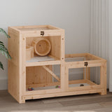 Hamsterkooi 81x40x60 cm massief vurenhout