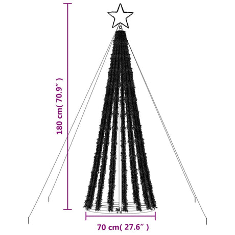 Lichtkegel 275 meerkleurige LED's 180 cm - AllerleiShop