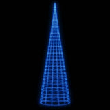 Lichtkegel aan vlaggenmast 3000 blauwe LED's 800 cm - AllerleiShop