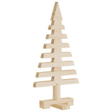 Kerstdecoraties kerstboom 3 st massief grenenhout - AllerleiShop