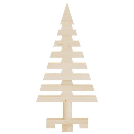 Kerstdecoraties kerstboom 3 st massief grenenhout - AllerleiShop