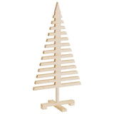 Kerstdecoraties kerstboom 3 st massief grenenhout - AllerleiShop