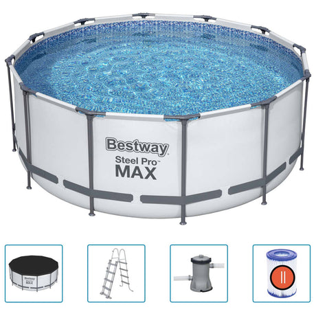 Bestway Steel Pro MAX Zwembadset rond 366x122 cm - AllerleiShop