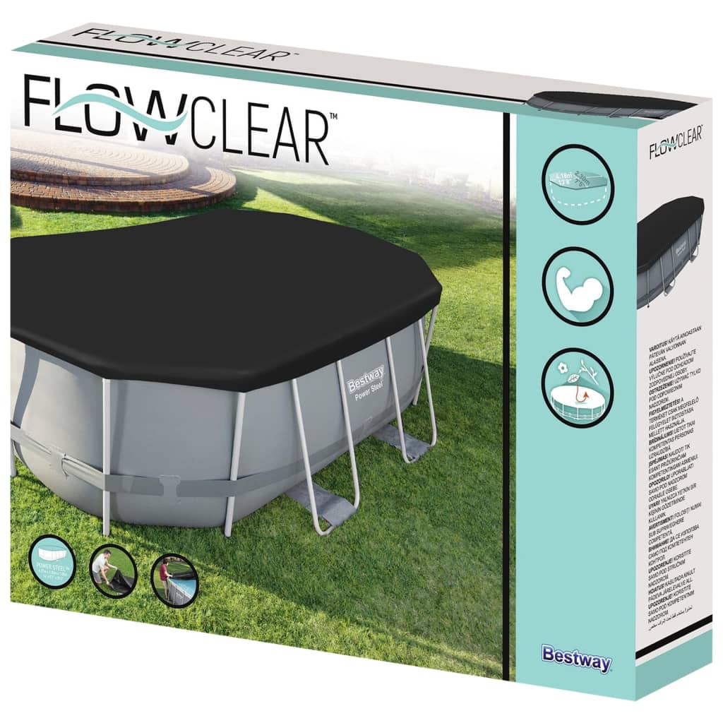 Flowclear Zwembadhoes 418x230 cm