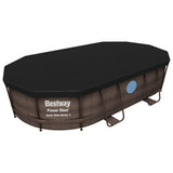 Bestway Power Steel Zwembadset ovaal 488x305x107 cm - AllerleiShop