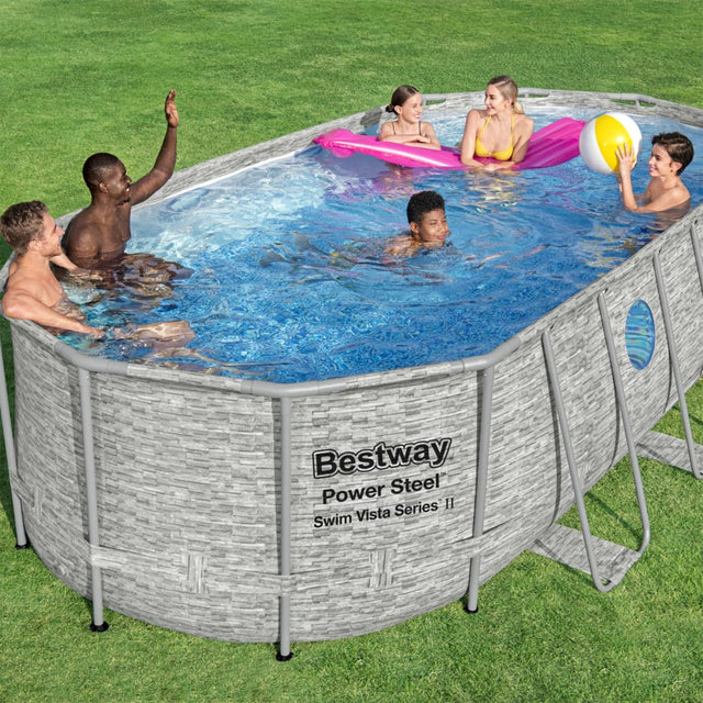 Bestway Power Steel Zwembadset Swim Vista Series 549x274x122 cm - AllerleiShop