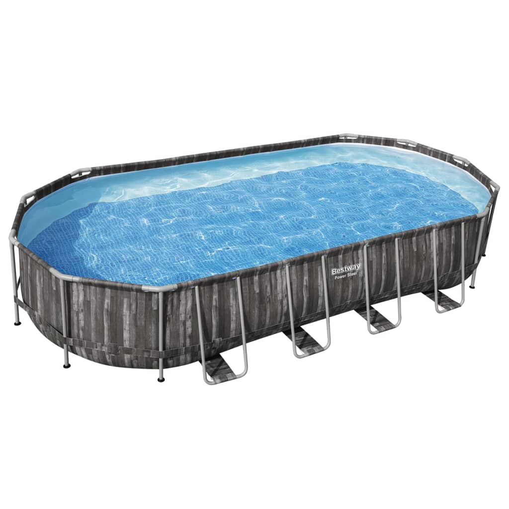 Bestway Zwembadset ovaal 7,32x3,66x1,22 m - AllerleiShop